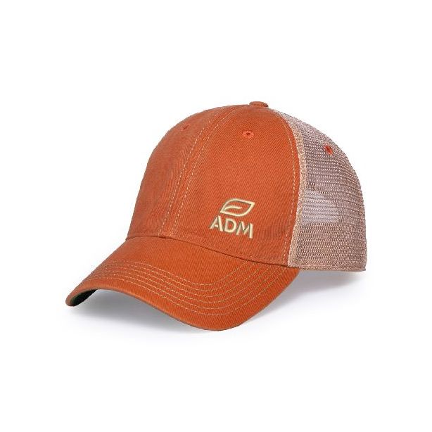 102238-Merrimack Hat Co.™ Austin Vintage Trucker Custom Embroidered