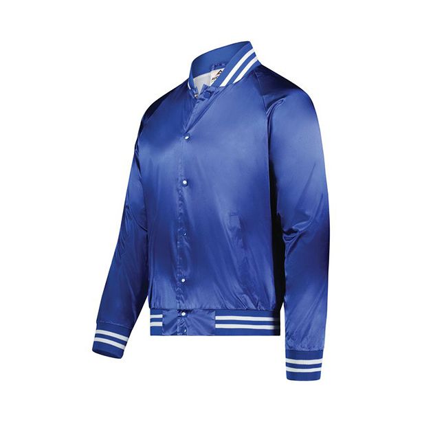 3610 Satin Baseball Varsity Jacket