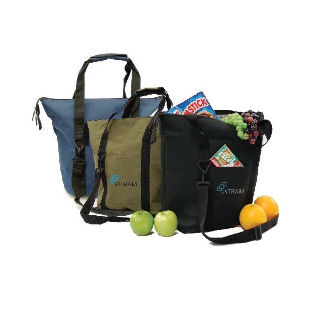 B5365-Cooler Tote Bag 17"W × 14.5"H × 7"D Custom Printed