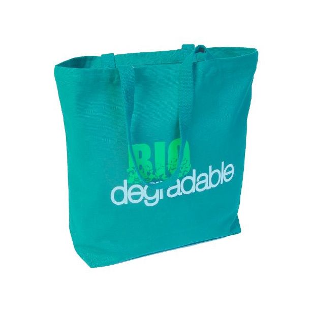 B9213-Cotton Super Tote 11 oz. w/Gusset 18"W × 16"H × 6"D Custom Printed