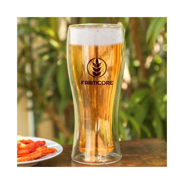 GL9339 CLEARVIEW BOROSILICATE BEER GLASS