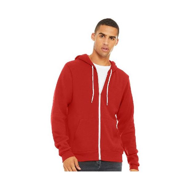Bella Unisex Sponge Fleece Full-Zip Hoodie Sweatshirt - 3739