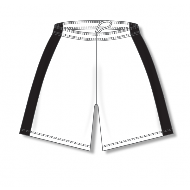 Dry-Flex with Side Inserts Basketball Shorts - White/Black