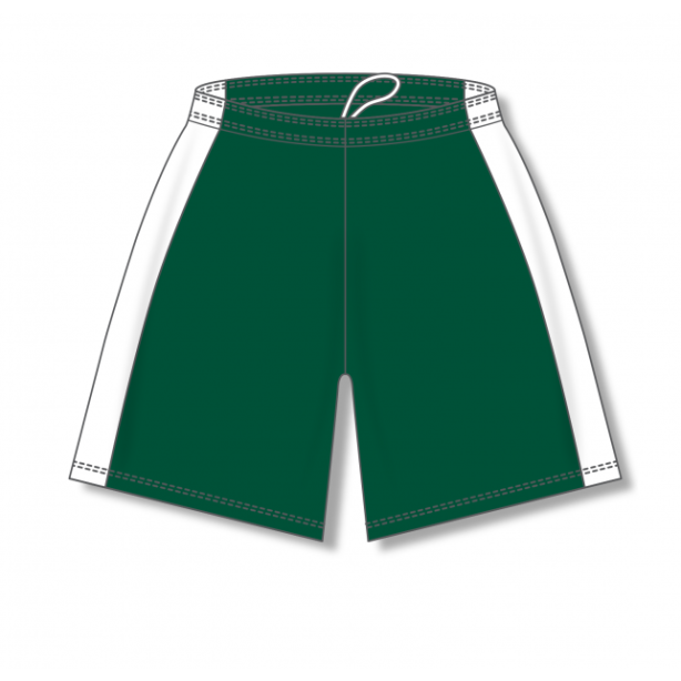 Dry-Flex with Side Inserts Basketball Shorts - Dark Green
