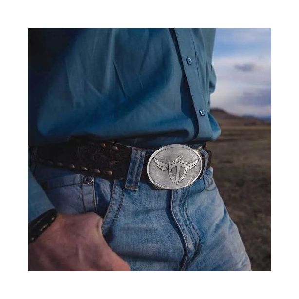 Pewter Belt Buckle (3 x 4 in) BSP-05L