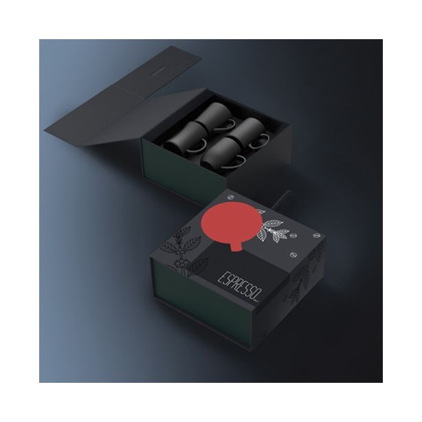 Quartetto Espresso Cups - Gift Set Min 48