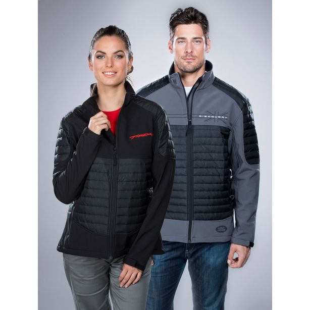Women's 3-Layer Performance Softshell Jacket with Bonded Fleece Lining and Quilting
