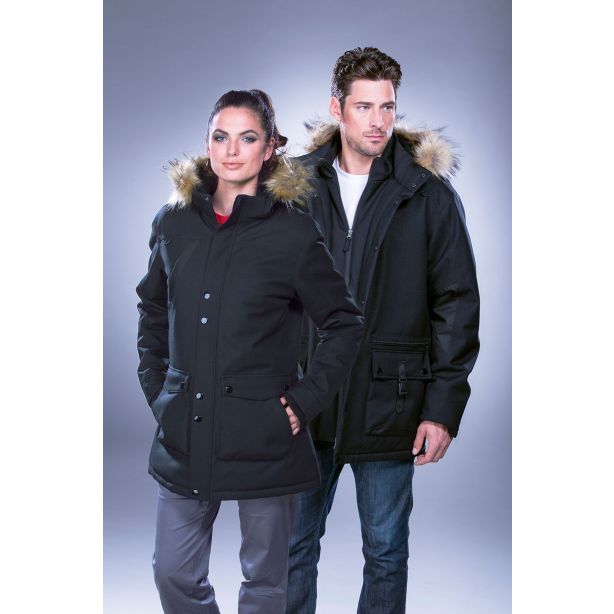 Women's Heavyweight Winter Jacket with Detachable Hood