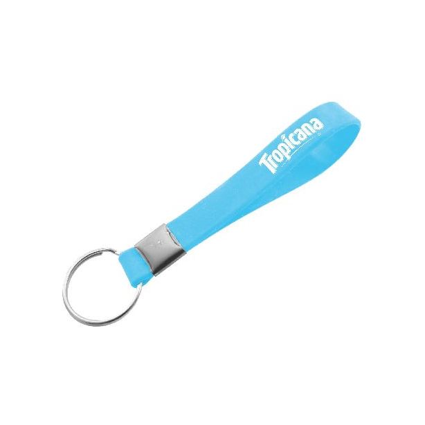 Printed Silicone Keychain Item # SILI-KEY-P