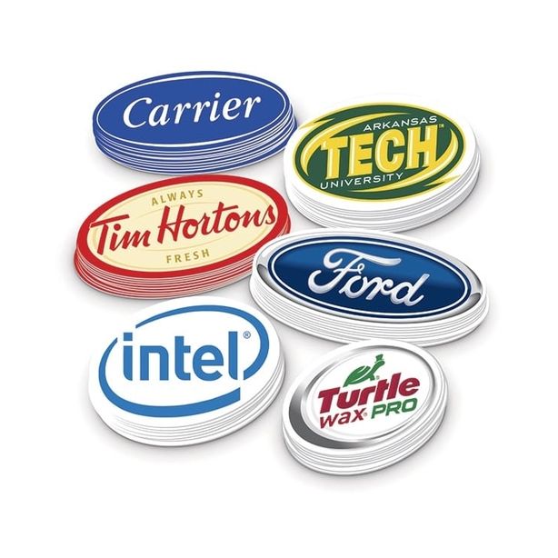 oval stickers
