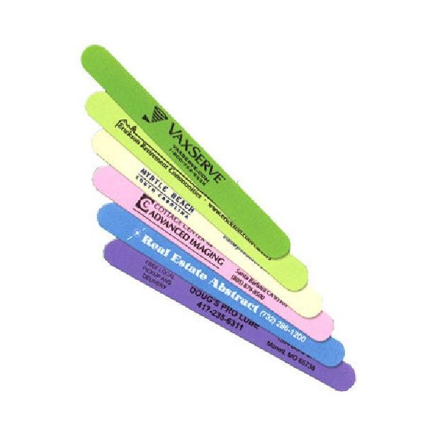 SCF07 Nail Files - Emery Board Solid Color (7")