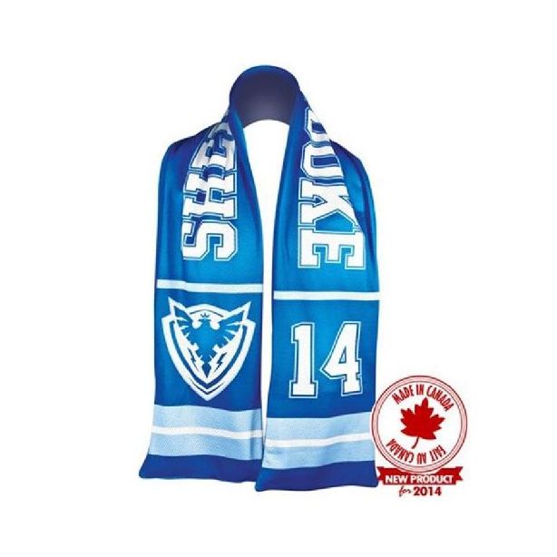 SCARFJER Scarf - Sublimated 100% Polyester Polar Fleece Jersey Scarves