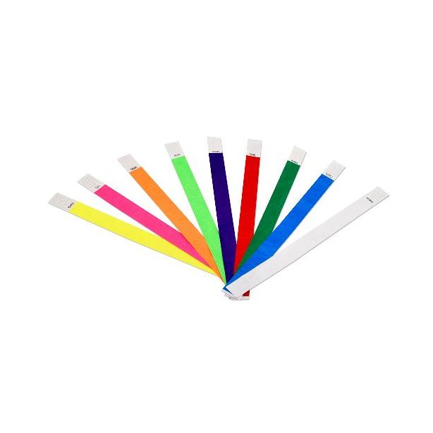 Tear Proof Wristband, Non-Printed