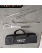 BGP413 | Grill Easy 3 Pc. Stainless BBQ Utensil Set With RPET Case