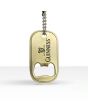 Classic Dog Tag Bottle Opener DTBO-7