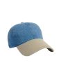 8080 Dad Hat Unconstructed Washed Denim Custom Embroidered Baseball Hat