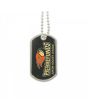 Stock Steel Dog Tag MTG-34