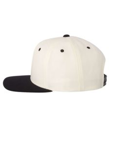 Flat Bill Yupoong Snapback Custom Embroidered Baseball Hat (Min 12)