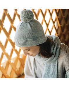 Scarf - ROOTS73 Knit Custom Embroidered (Min 12)