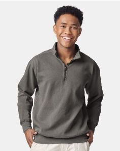 Comfort Colors - Garment-Dyed Quarter Zip Sweatshirt - 1580