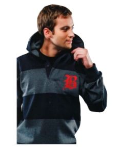 Rugby Hoodie No Pouch Made in Canada Custom Embroidered (Min 12)