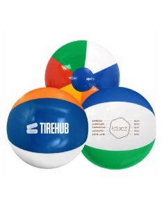Beach Balls Multi-Colored 12" 16" 24" (Min 100)