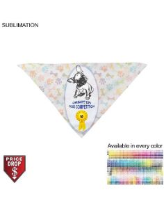 Pet Bandana - 2 Sizes - Custom Printed 100% Polyester (Min 36)