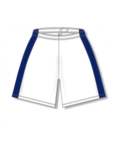 Dry-Flex with Side Inserts Basketball Shorts - White/Navy