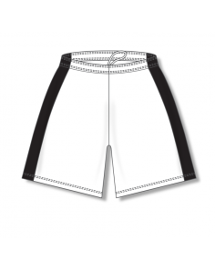 Dry-Flex with Side Inserts Basketball Shorts - White/Black