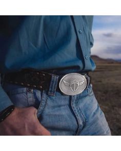 Pewter Belt Buckle (3 x 4 in) BSP-05L