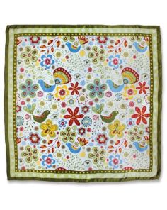 Scarf - 100% Silk or 100% Polyester Custom Printed Scarves (Min 50)