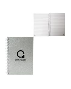 Journals - 4” x 5.625” Jovi Glitter Spiral Journal