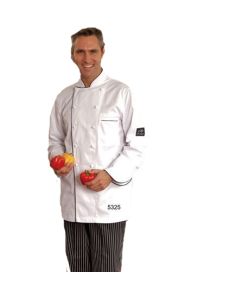 Chef Coats - Thin Black Corded Trim 65/35 Poly/Cotton