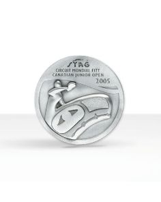 Custom Solid Pewter Coin (Up to 1.5 in) CCG-S15