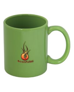 'C' Handle Fuzion Mug Premium Assorted Colours (Min 72)