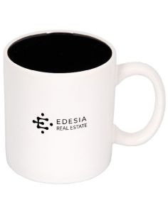 'C'`Handle Two-Tone White Mug (15oz) (Min 48)