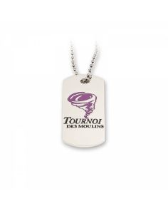 Dog Tag - Classic with Color Fill (Min 100)