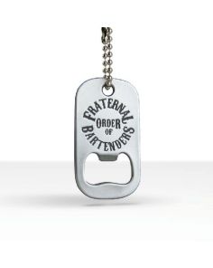 Classic Dog Tag Bottle Opener DTBO-7