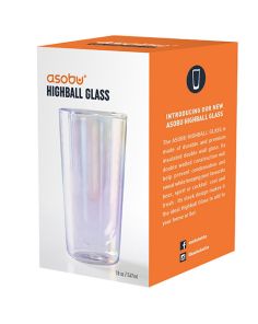 Asobu Iridescent Highball Glass 18OZ/547ML (MIN 72)