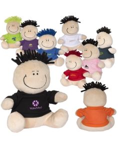 TY6022-MopToppers 7” Moptoppers Plush With T-Shirt