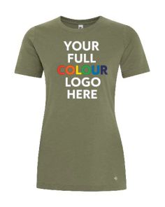 KOI® ELEMENT RING SPUN BLEND TEE - Full Colour DTF Print  (Min 12) LADIES'