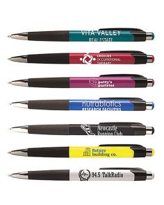 Mardi Gras Pen Available in 7 Colours (Min 250)