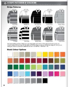 Classic Weight 4 Inch Stripe Rugby Shirt (min 12)