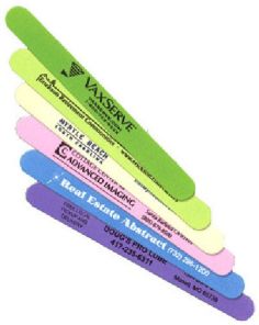 SCF07 Nail Files - Emery Board Solid Color (7")