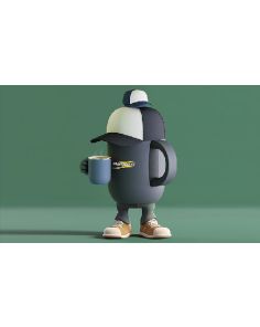 ASOBU® HAPPY Baseball Hat Mugs 12OZ Custom Printed (min 48)