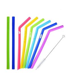 STRAW-SILIB Silicone reusable Straw - Bent