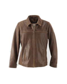 Ladies Cowhide Leather Jacket 