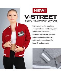223547 V-STREET FULL ZIP JACKET
