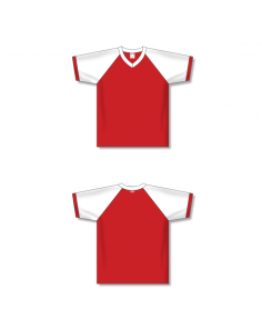 V-Neck Volleyball Jerseys - Red